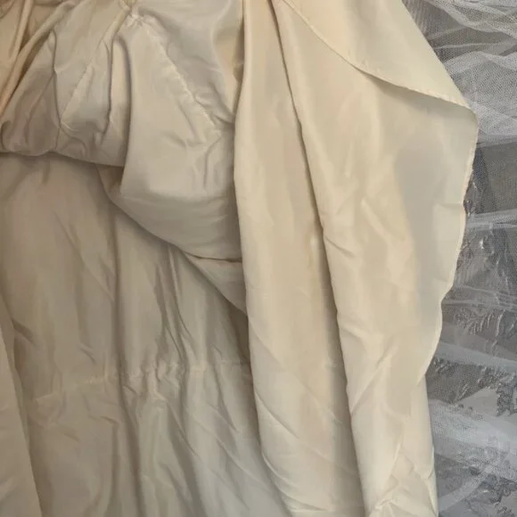 Blondie Nites Junior 11 Metallic Gold Blue Floral Fairycore Ball Gown Prom Dress - Picture 16 of 16